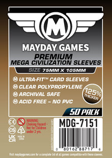 Mayday Games Mega Civilization 75x105mm Premium