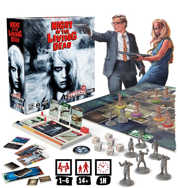Portada de Night of the Living Dead: A Zombicide Game – Inglés
