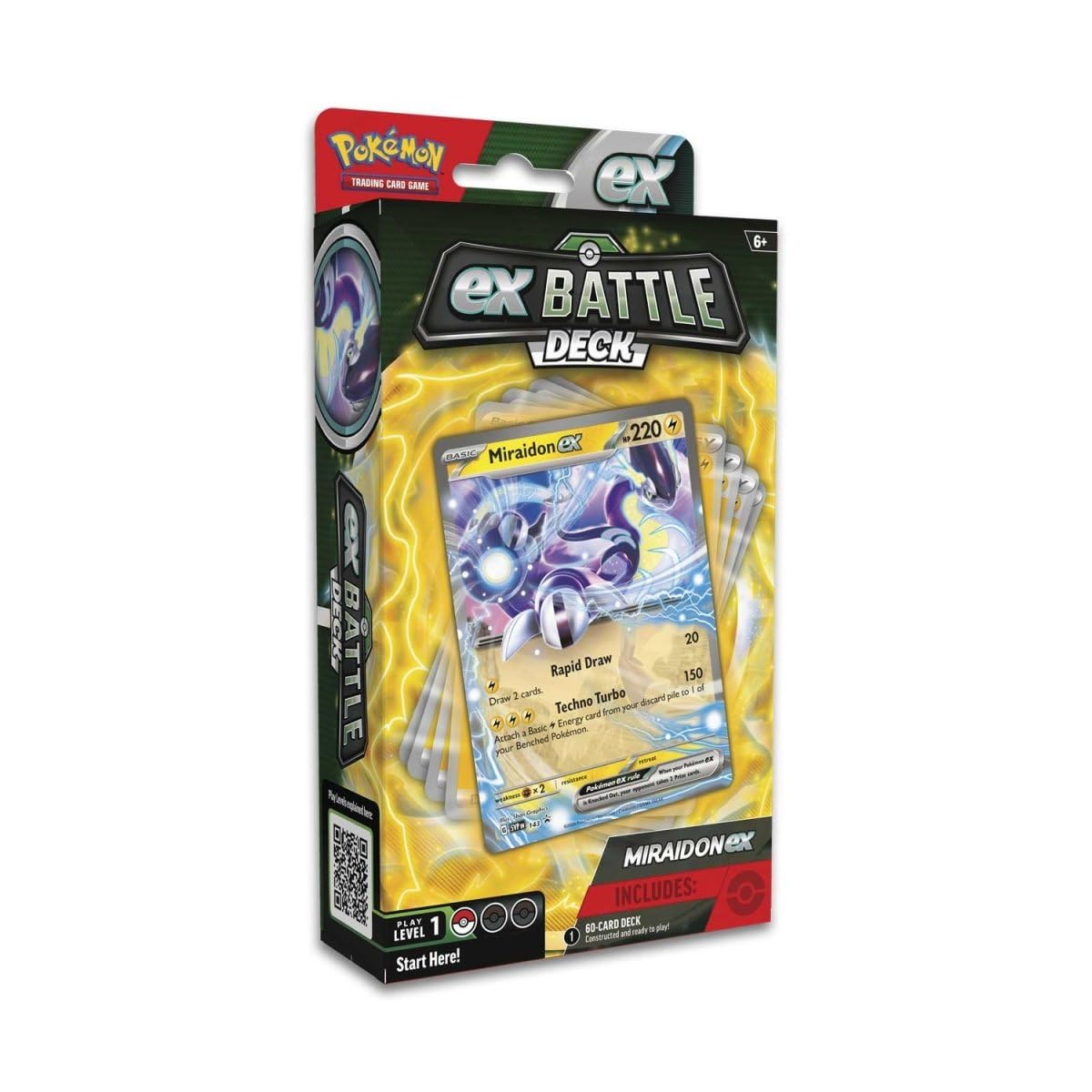 Pokémon TCG: Mazo de Cartas Miraidon EX Battle Deck