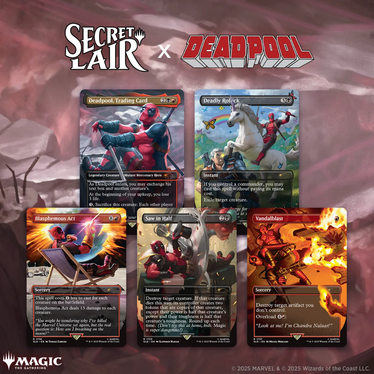 Secret Lair x Marvel's Deadpool – Non-Foil