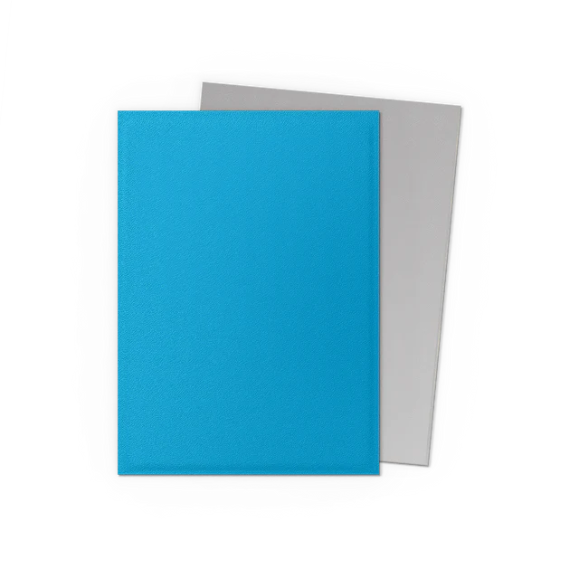 Dragon Shield Sky Blue & Silver – Matte Dual Sleeves (100 ct.)