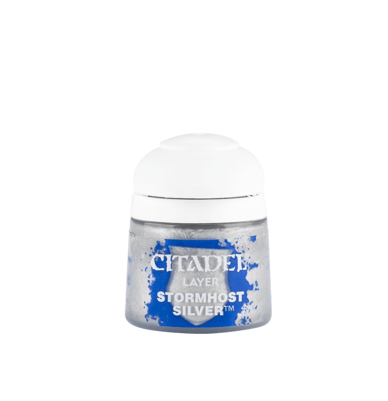 Envase de Citadel Colour Layer: Stormhost Silver – 12 ml