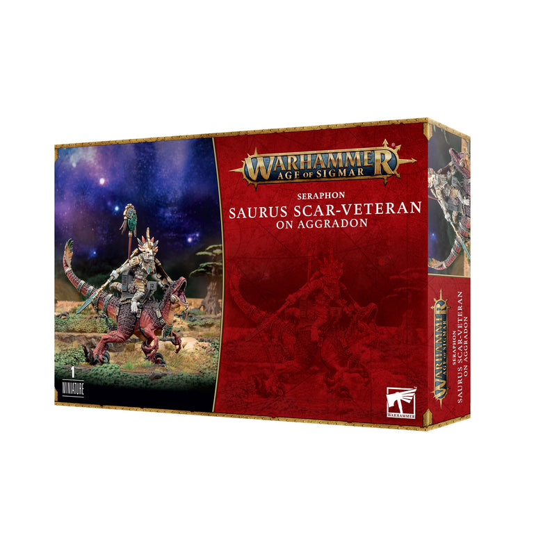 Warhammer Aos Saurus Scar-Veteram on Aggradon
