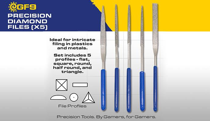 Tool: "Precision " Diamond Files (x5)