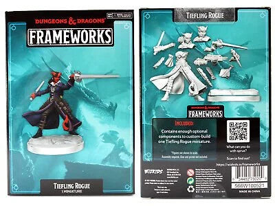 D&D Frameworks: Wave 1- Tiefling Rogue Female