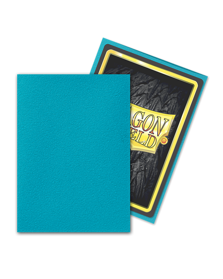 Dragon Shield Sleeves: Standard- Matte Turqouise 'Atebeck' (100 ct.)