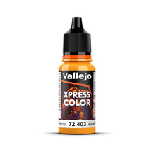 Envase de Vallejo Xpress Color 72.403: Amarillo Imperial – 18 ml