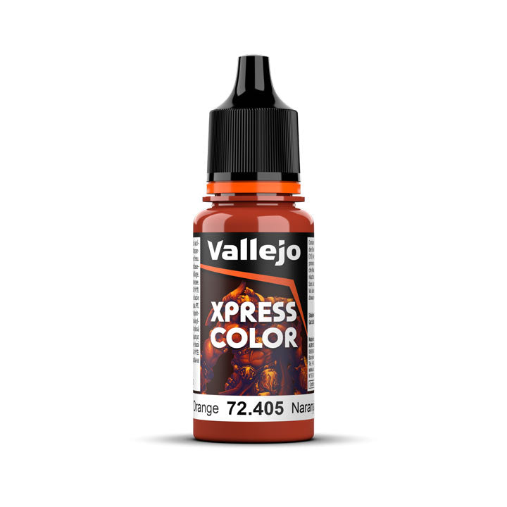 Envase de Vallejo Xpress Color 72.405: Naranja Marte – 18 ml