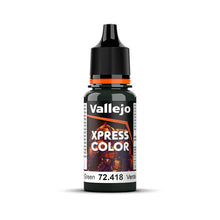 Envase de Vallejo Xpress Color 72.418: Verde Lagarto – 18 ml