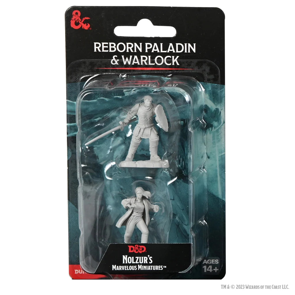 D&D Nolzur's Marvelous Minis: Wave 22- Reborn Paladin & Reborn Warlock