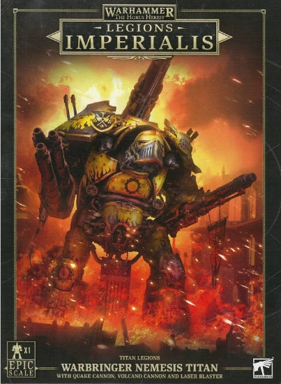 Warhammer The Horus Heresy - Legions Imperials: Warbringer Nemesis Titan (whit quake cannon, volcano cannon and laser blaster)