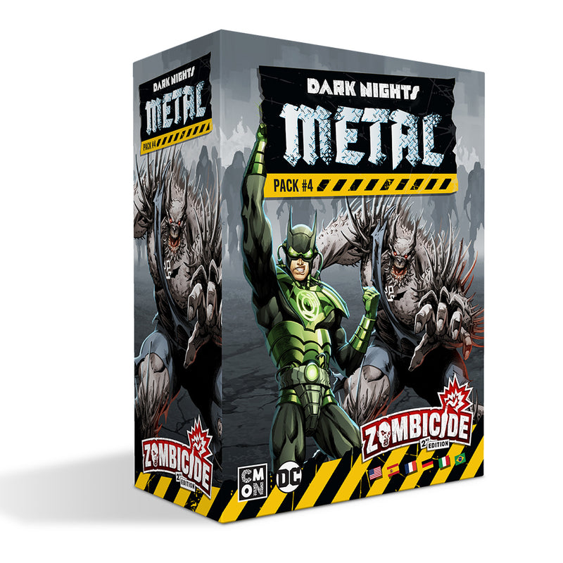 Portada de Zombicide: Dark Nights Metal – Pack #4 – Inglés
