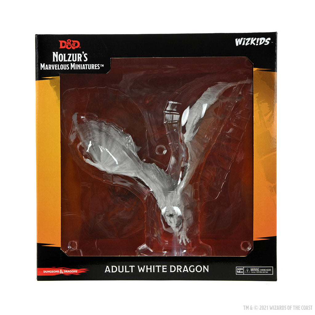 WZK MIN DD NOLZUR ADULT WHITE DRAGON D&D Norzul's