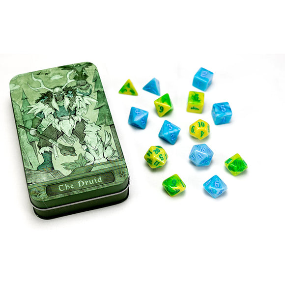 G Class Dice: Druid Set Tin (14 Dice)
