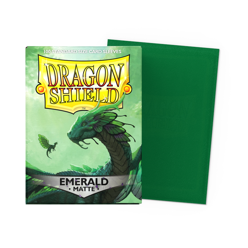 Dragon Shield Sleeves: Standard- Matte Emerald (100 ct.)
