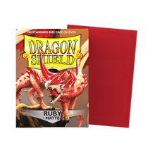 Dragon Shield Sleeves: Standard- Matte Ruby (100 ct.)