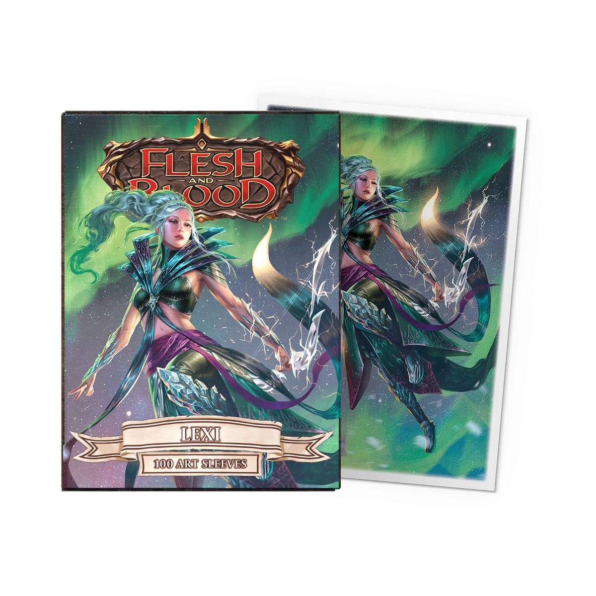 Dragon Shield Sleeves: Standard- Matte 'Flesh & Blood Lexi' Art (100 ct.)
