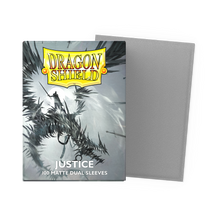Dragon Shield Sleeves: Standard DUAL- Matte Justice (100 ct.)