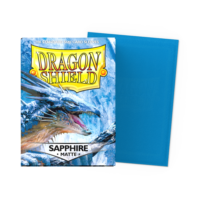 Dragon Shield Sleeves: Standard- Matte Sapphire (100 ct.)