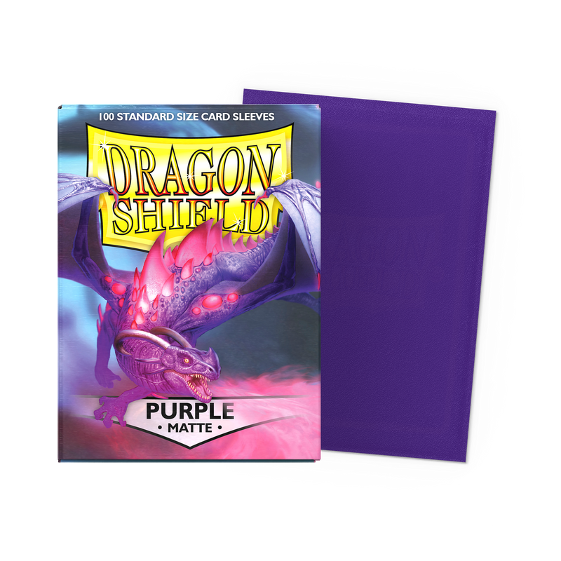 Dragon Shield Sleeves: Standard- Matte Purple (100 ct.)