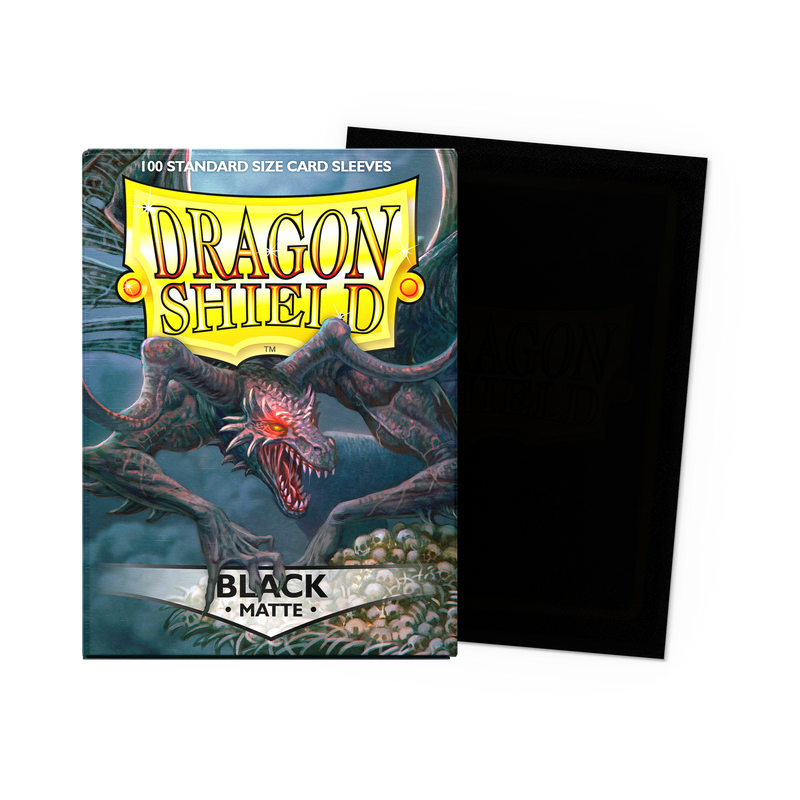 Dragon Shield Sleeves: Standard- Matte Black (100 ct.)