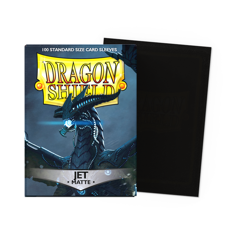Dragon Shield Sleeves: Standard- Matte Jet (100 ct.)