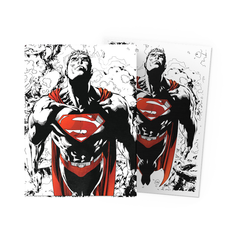 Dragon Shield Superman Core Red/White – Matte Dual Sleeves (100 ct.)
