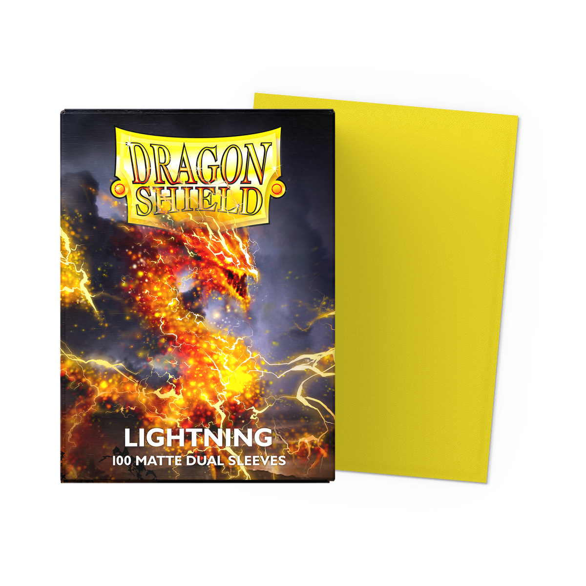 Dragon Shield Sleeves: Standard DUAL- Matte Lightning 'Ailia' (100 ct.)