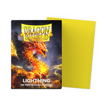 Dragon Shield Sleeves: Standard DUAL- Matte Lightning 'Ailia' (100 ct.)