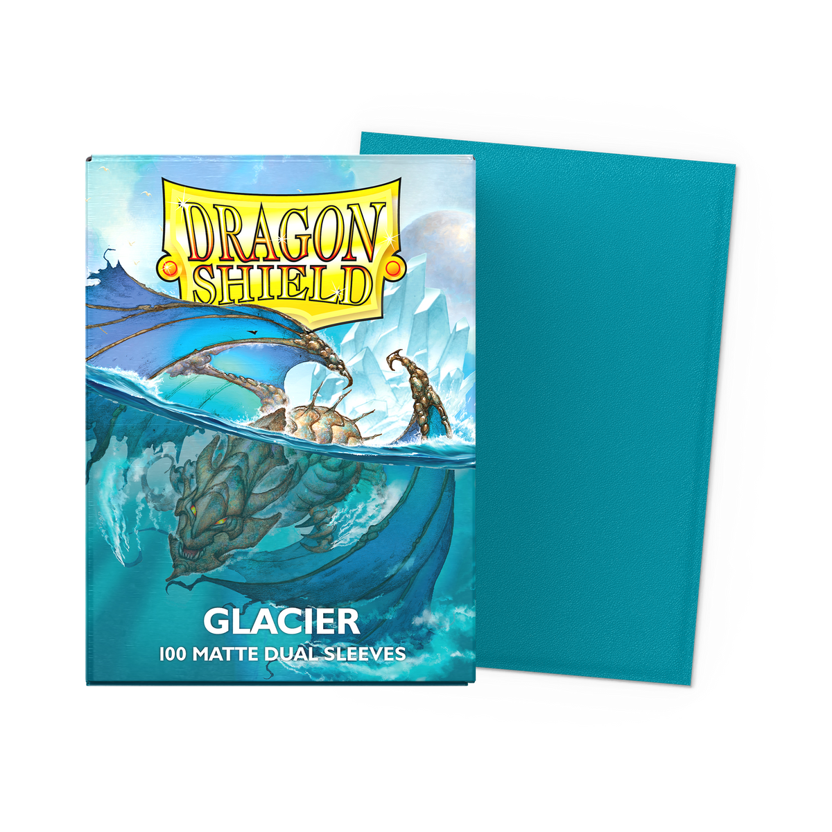 Dragon Shield Sleeves: Standard DUAL- Matte Glacier 'Miniom' (100 ct.)