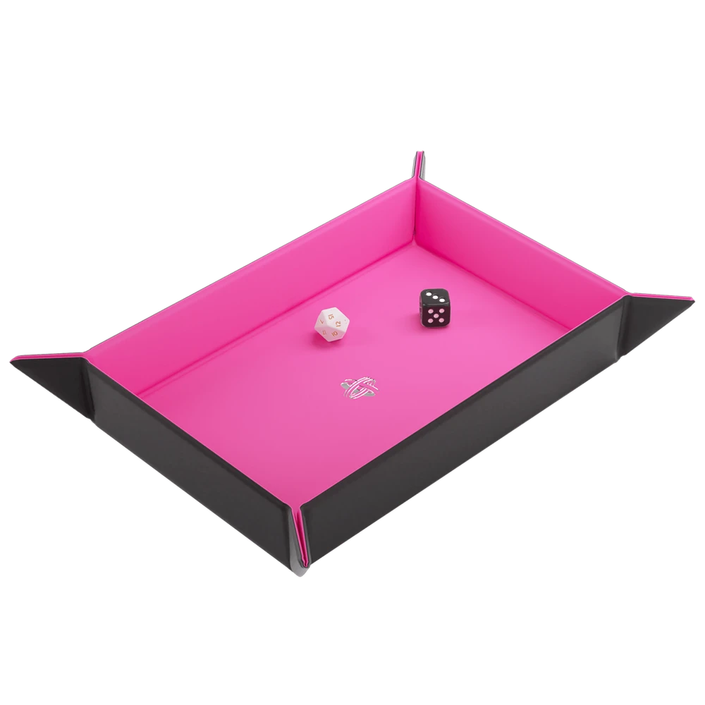 Gamegenic Magnetic dice tray Pink/Black