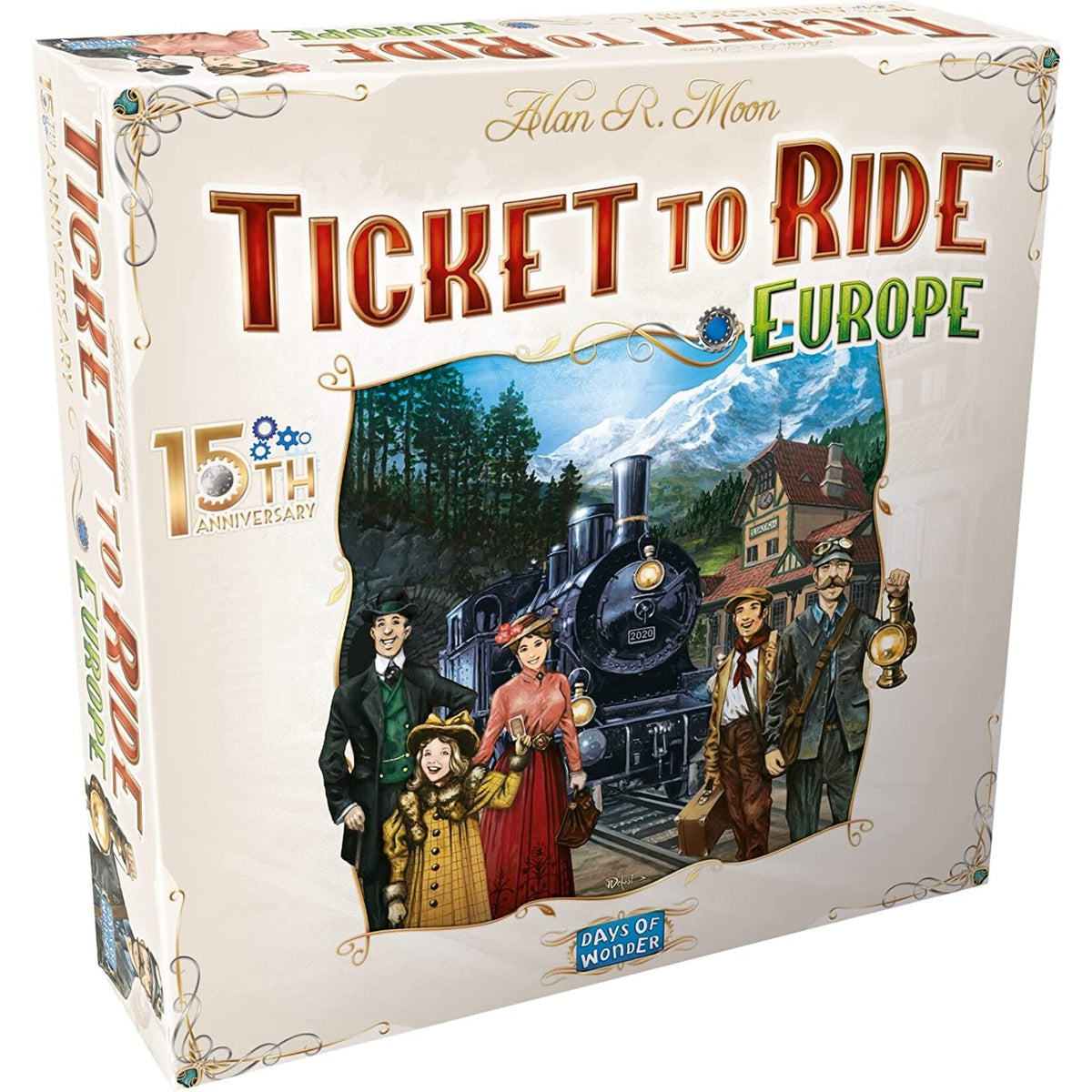 Portada de Ticket to Ride: Europe 15th Anniversary – Inglés