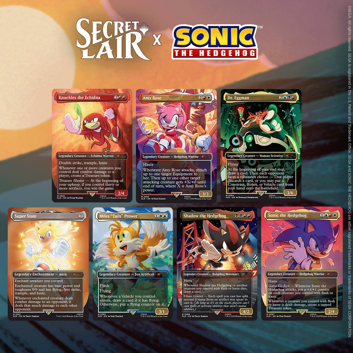 Secret Lair x Sonic the Hedgehog: Friends & Foes – Non-Foil