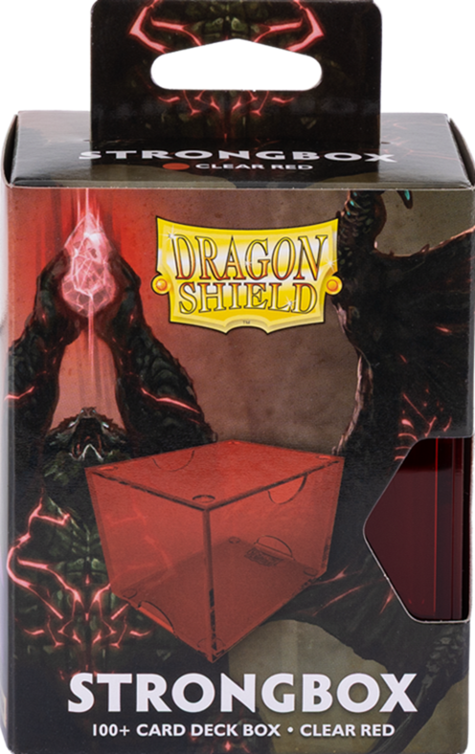 Dragon Shield Strongbox – Clear Red