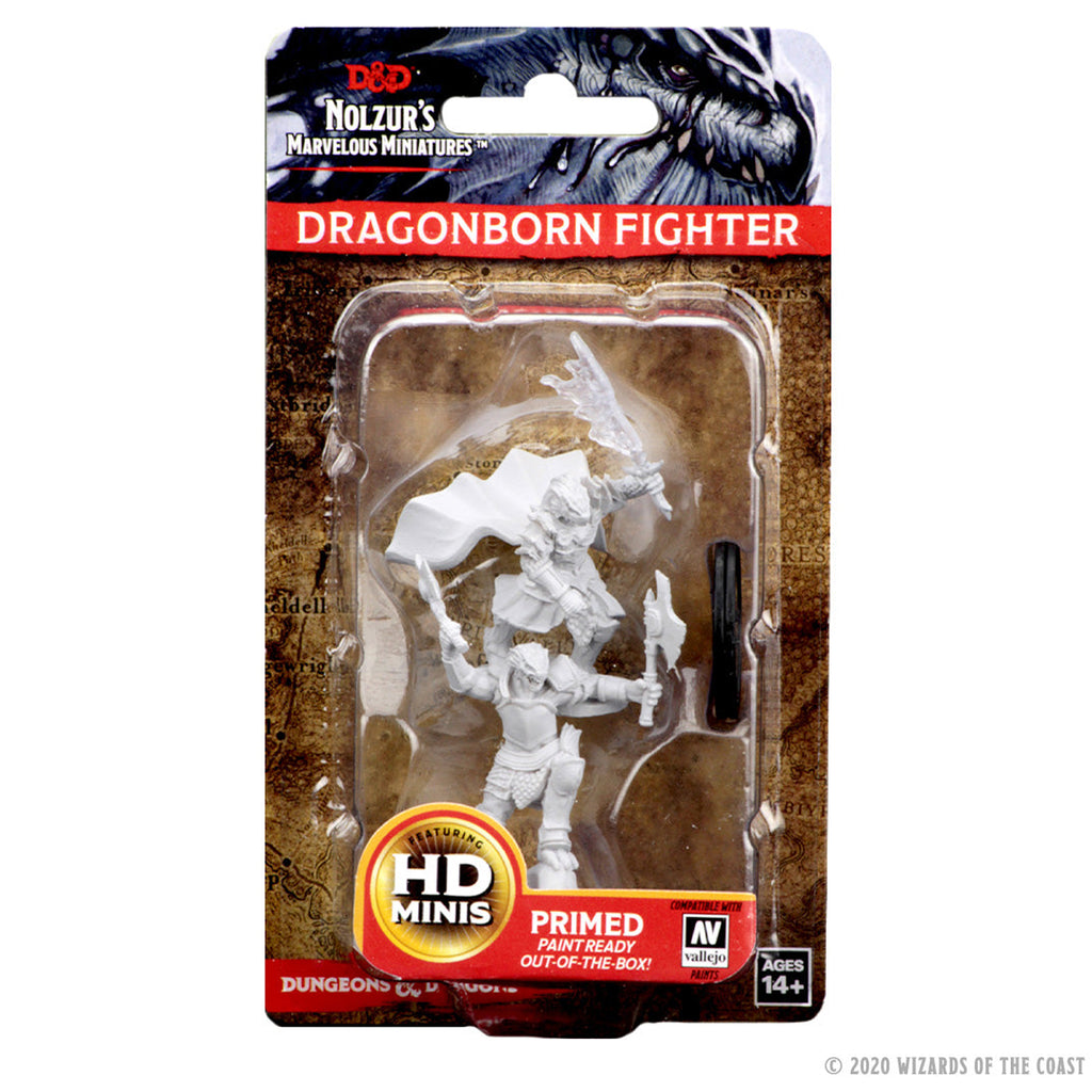 Imagen de D&D Nolzur’s Marvelous Miniatures: Female Dragonborn Fighter – Sin pintar