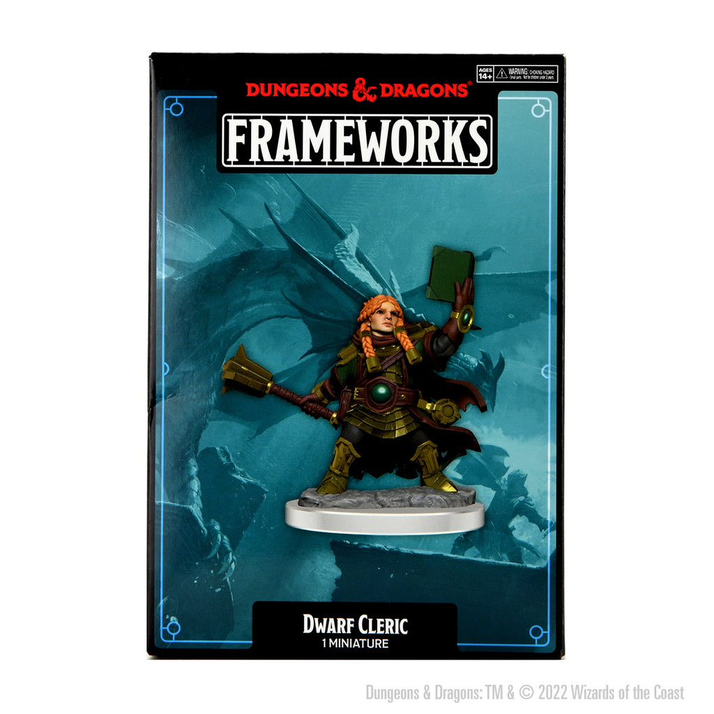 Imagen de D&D Frameworks: Dwarf Cleric Female – Kit sin pintar