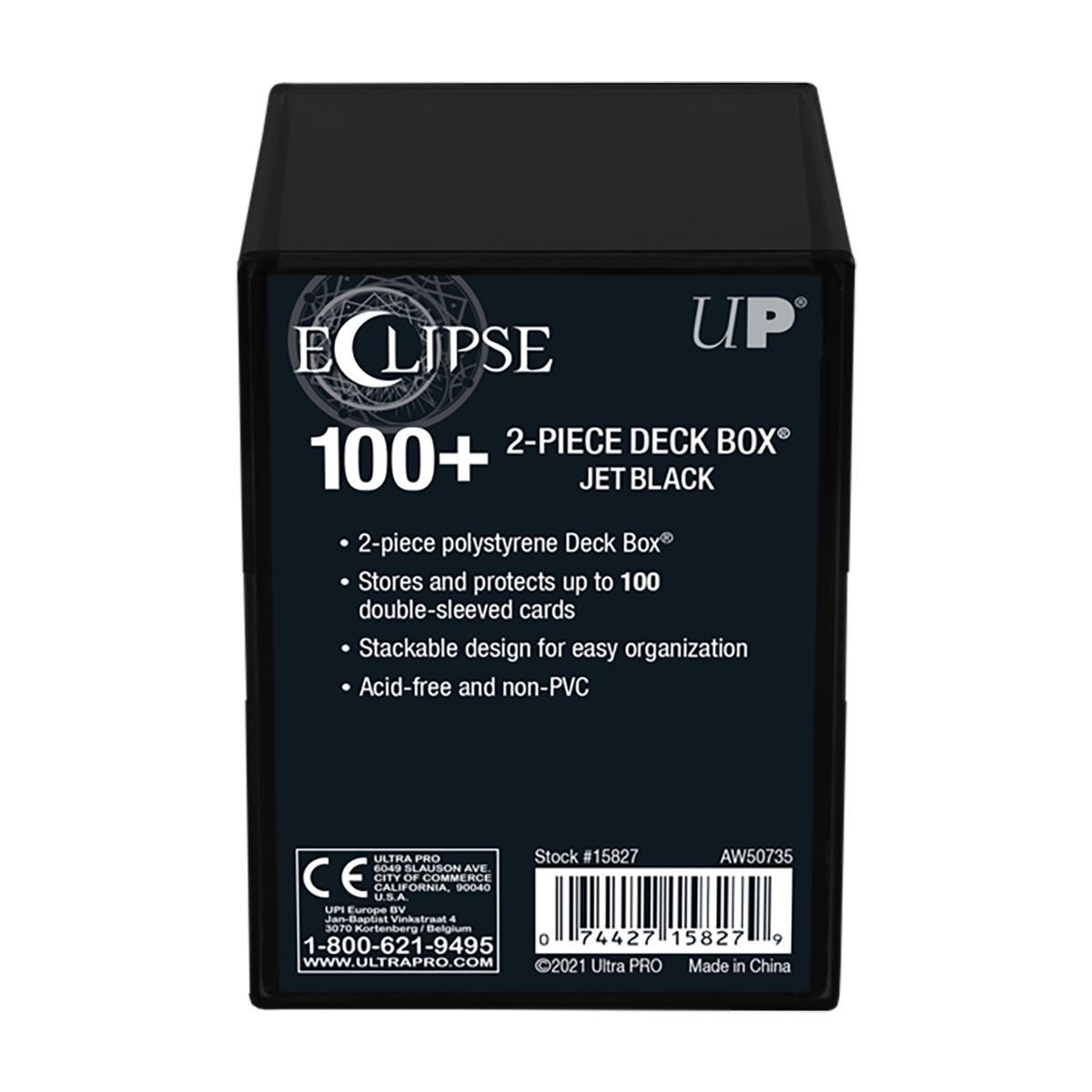 Ultra PRO Eclipse PRO 100+ Deck Box – Jet Black