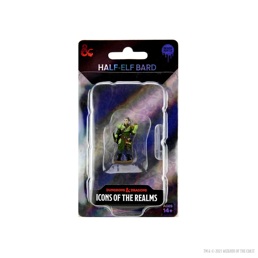 D&D Icons of the Realms Premium Figure: Half-Elf Bard – Prepintada