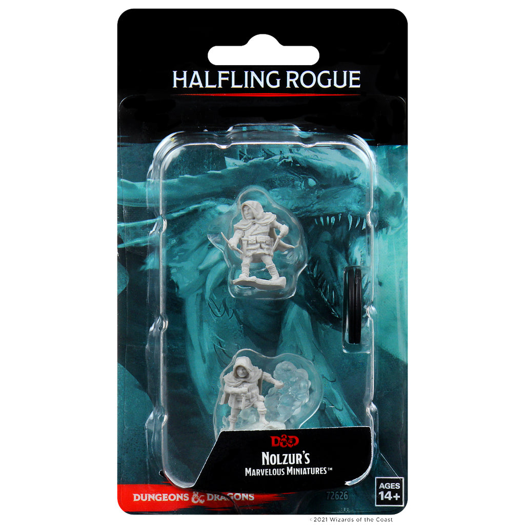 Imagen de D&D Nolzur’s Marvelous Miniatures: Halfling Rogue Male – Sin pintar