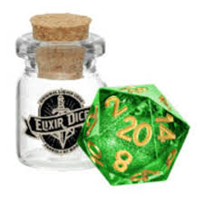 d20 Liquid Core Elixir Dice: Aegis of Hope