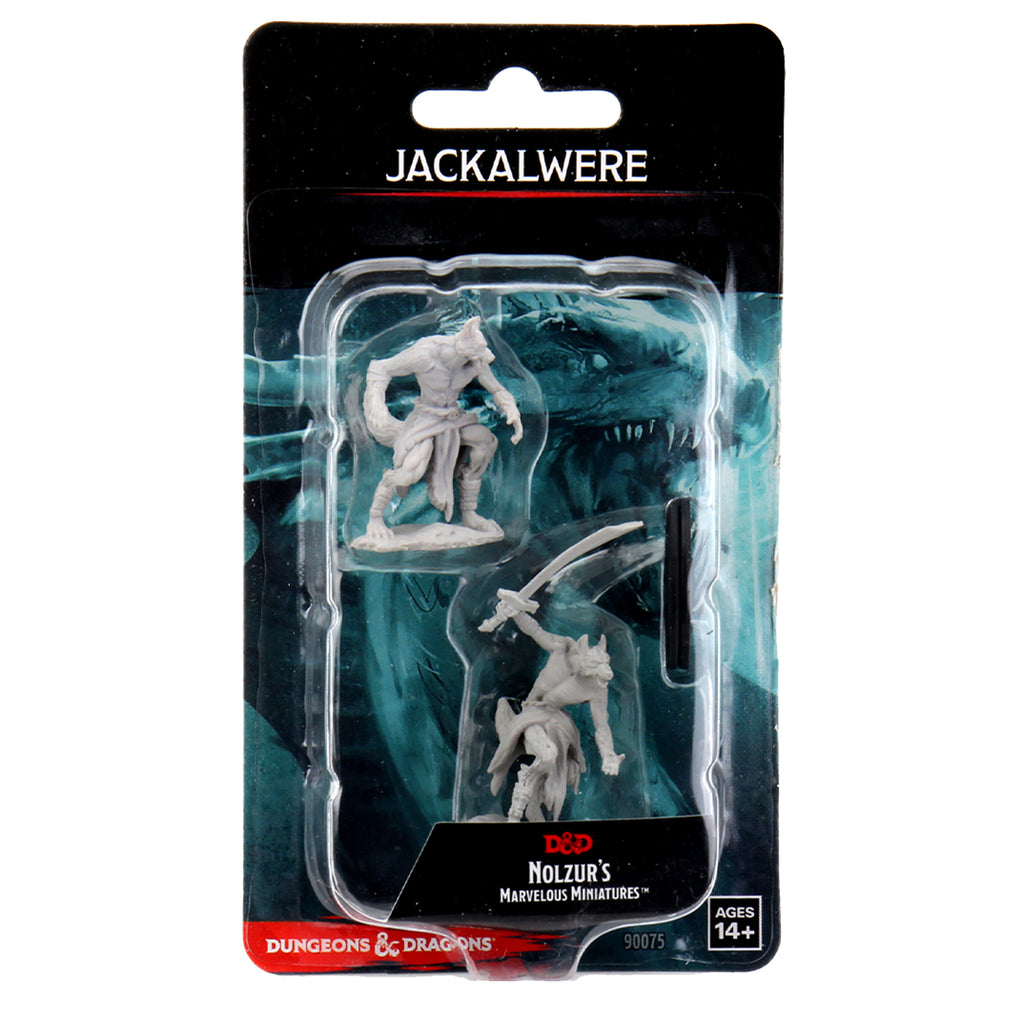 Imagen de D&D Nolzur’s Marvelous Miniatures: Jackalwere & Jackal – Sin pintar