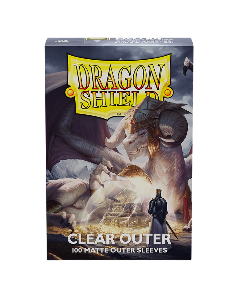 Dragon Shield Sleeves: Standard- Matte Outer Sleeves - Clear (100ct.)