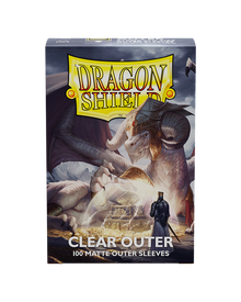 Dragon Shield Sleeves: Standard- Matte Outer Sleeves - Clear (100ct.)