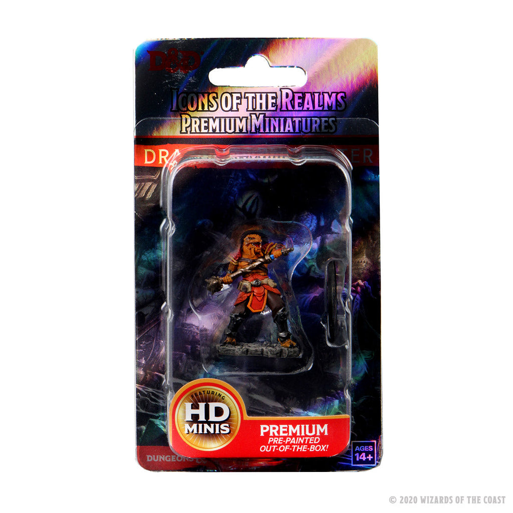 Imagen de D&D Icons of the Realms Premium Figure: Dragonborn Fighter – Prepintada