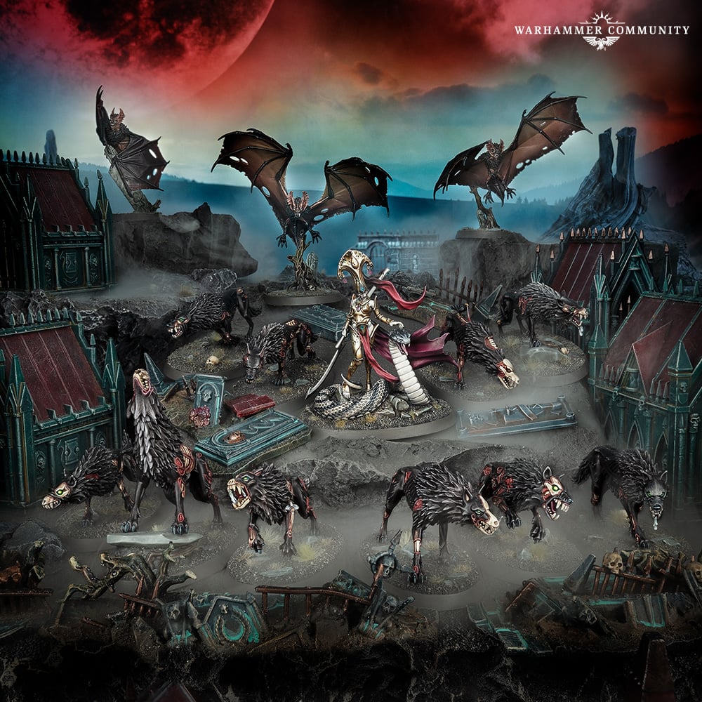 Warhammer Aos Dawnbringers Soulblight Gravelords Fangs of the blood queen