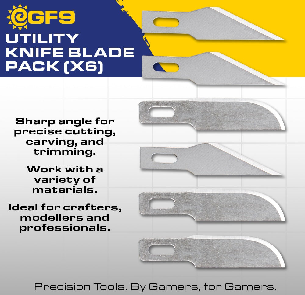 Tool: “Utility” Knife Blade Pack (x6)