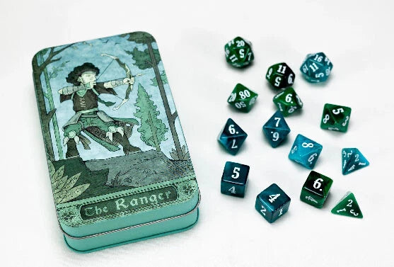 G Class Dice: Ranger Set Tin (14 Dice)