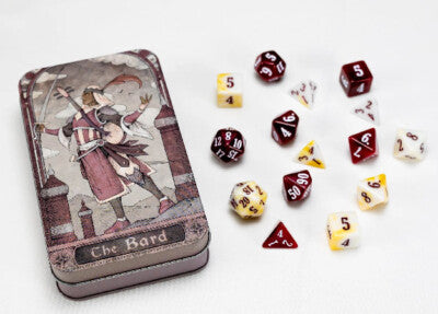 G Class Dice: Bard Set Tin (15 Dice)