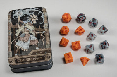 G Class Dice: Warlock Set Tin (14 Dice)
