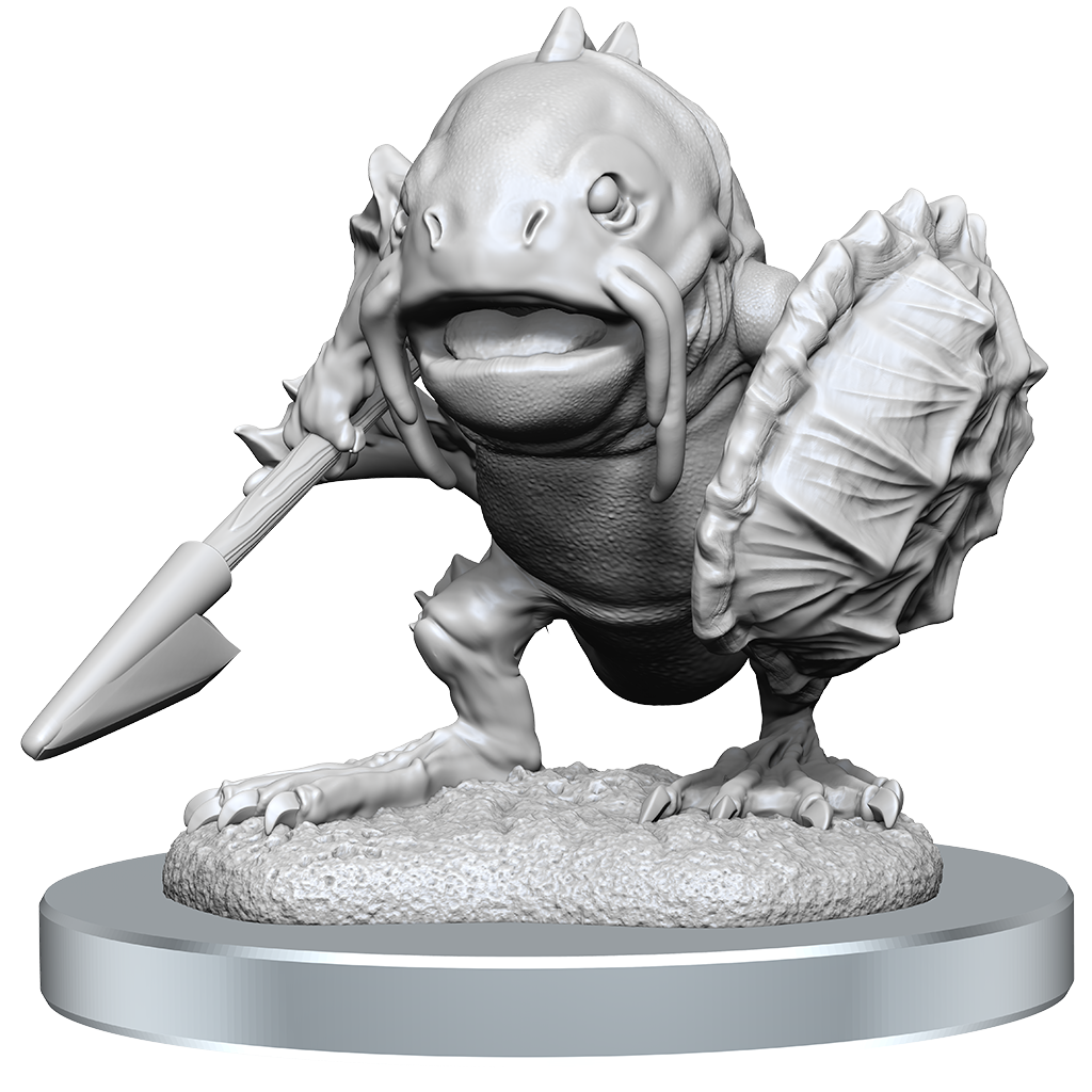 Imagen de D&D Nolzur’s Marvelous Miniatures: Locathah & Seal – Sin pintar